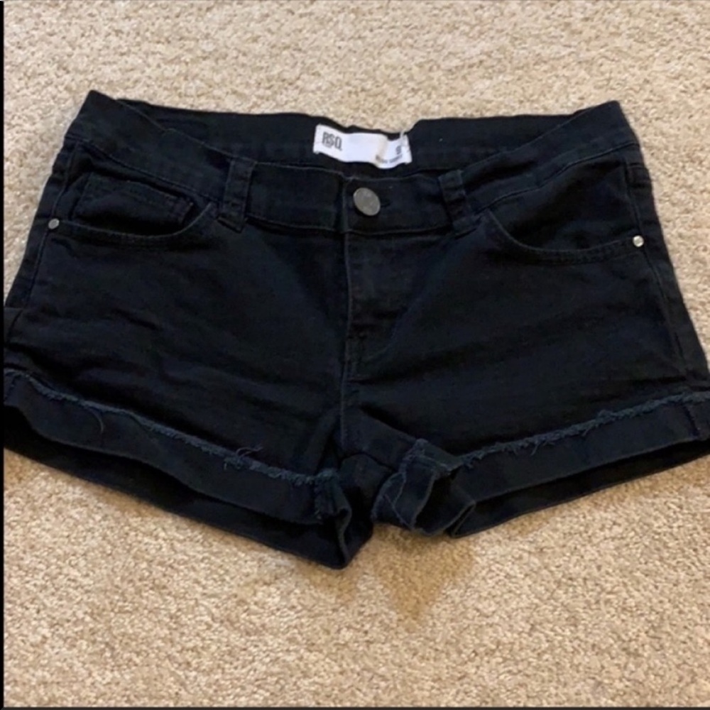 Black RSQ Shorts